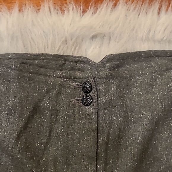 J jill womens gray wool blend ankle length pants size 12 - Picture 5 of 9